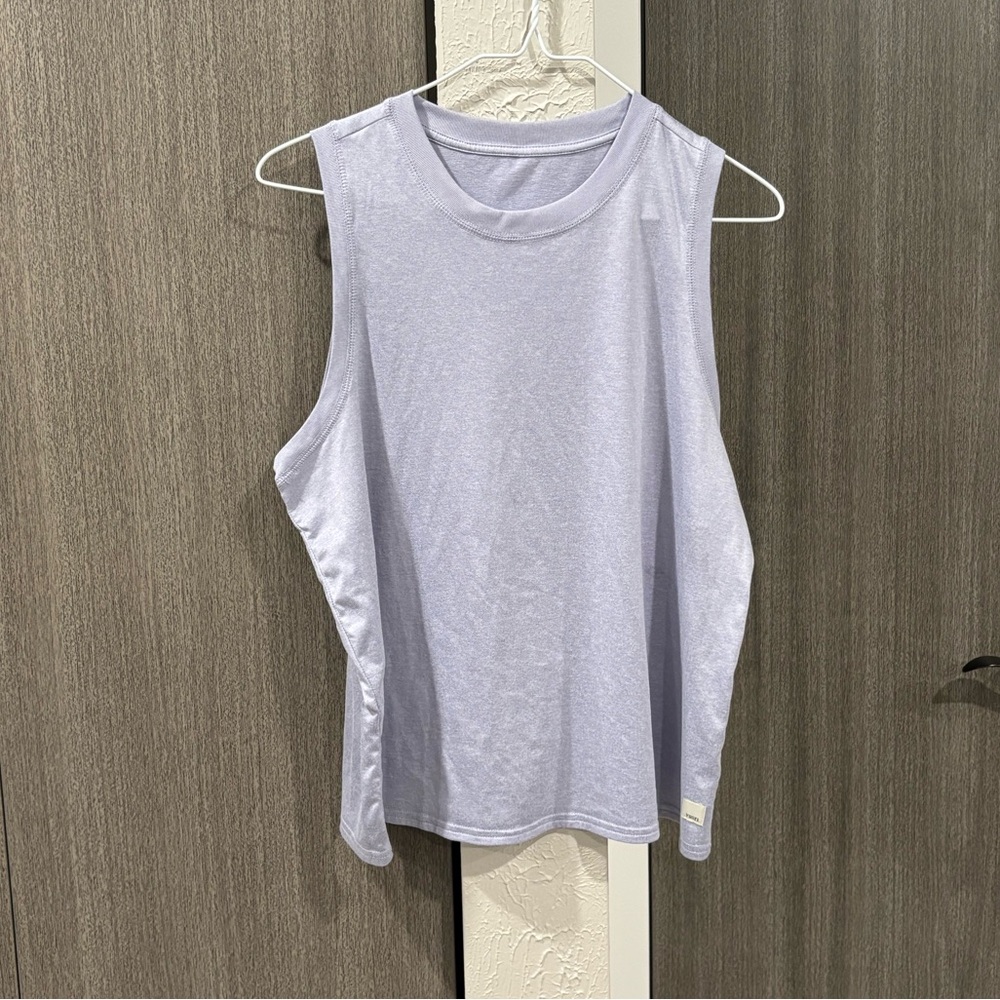 Light Lavender Sleeveless Tank Top - Brand Unspecified